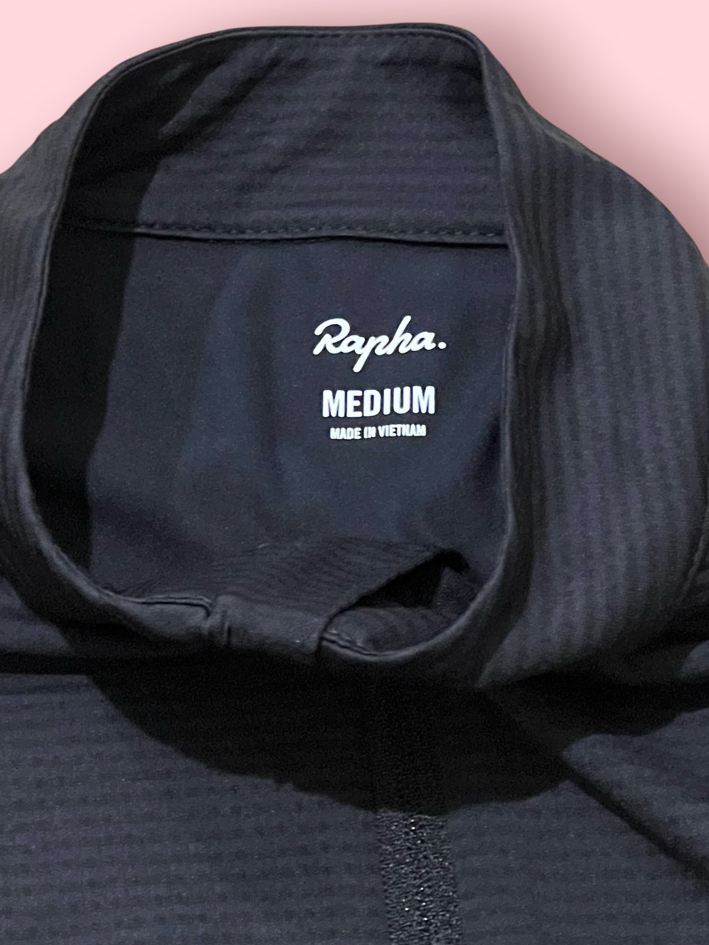 Rapha Men’s Core Full Zip SS Cycling Jersey (Black/White) - Picture 4 of 7